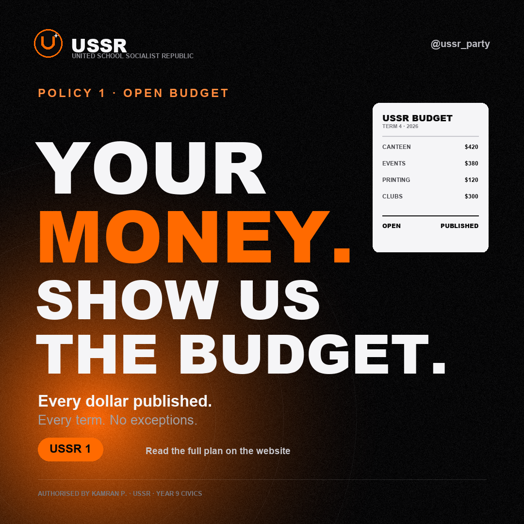 X post explaining the Open Budget policy